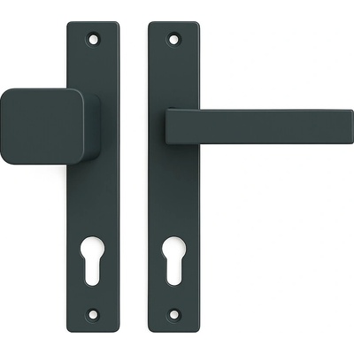 METAL BUD K05G klika-koule levá na bránu 90mm Antracit Pevná levá