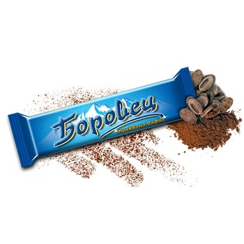 Image 1 of Боровец Вафла "Боровец" с какаова глазура 55 гр. (10бр. )