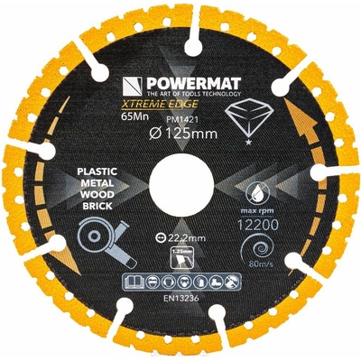 Powermat Diamantový univerzální řezný kotouč 125 m PM-TDCS-1252T