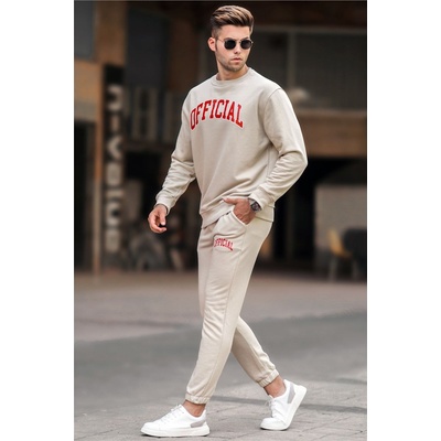 Madmext Мъжки спортен комплект - 5294 - Бежов #310582 (310582_Бежов)