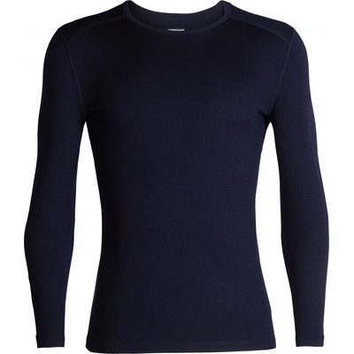 Icebreaker Мъжко мериносово термобельо Icebreaker 260 Tech L/S Crewe Merino base layer - Midnight Navy (015-0865-0212)