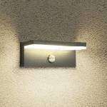 Brilagi Brilagi-led Външно стенно осветително тяло със сензор tessi led/10w/230v, антрацит, ip54 (bg2474)