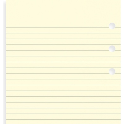 Filofax linkovaný papír krémový 30 listů
