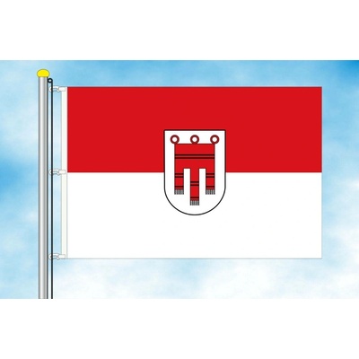 LIBEA, s.r.o. Vorarlbersko vlajka Rozměr: 30×45 cm, Uchycení: Karabiny na stožár