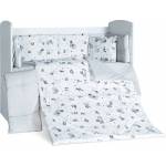 Dizain Бебешки спален комплект ЗОО БУКВИ СИВ Ластик Цип Comfort Line