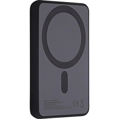 T'nB Magsafe 20 W, 5000 mAh, USB Type-C, черен