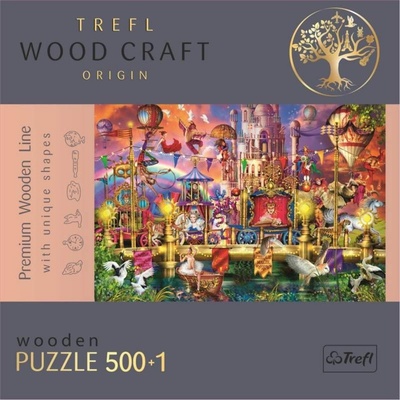 TREFL Wood Craft Origin Kouzelný svět 501 dílků
