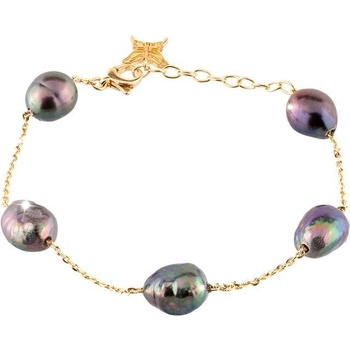 Rebecca Сребърна дамска гривна с перли Rebecca SBUBOG21 (SBUBOG21)