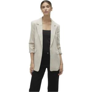 VERO MODA Сако Vero moda Frida blazer refurbished - Beige (Oatmeal / Detail Melange)