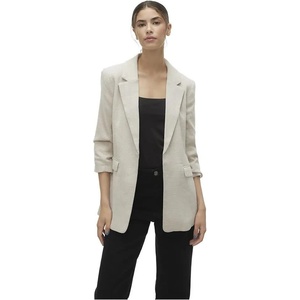VERO MODA Сако Vero moda Frida blazer refurbished - Beige (Oatmeal / Detail Melange)