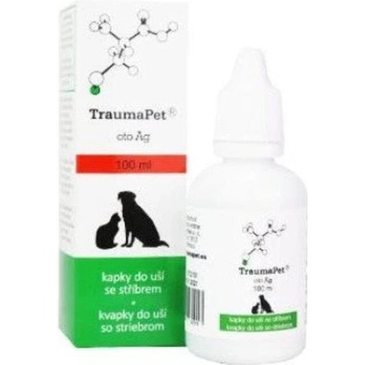 TraumaPet Ag Kapky do uší se stříbrem 100 ml