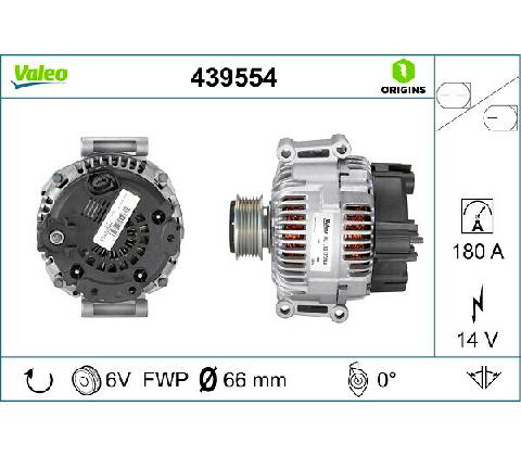 Alternátor VALEO 439554
