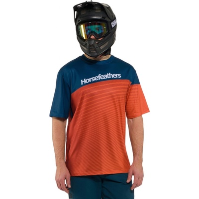 Horsefeathers Quantum petrol/burnt orange 24/25