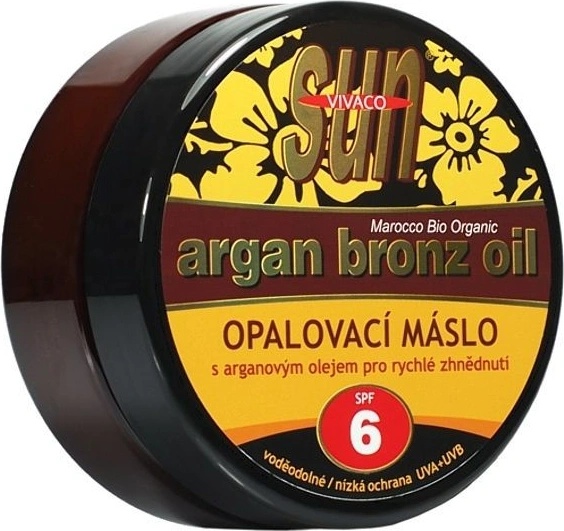 SunVital Argan Bronz Oil máslo na opalování SPF6 200 ml