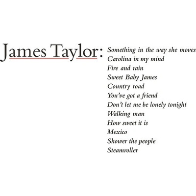 TAYLOR, JAMES - JAMES TAYLOR'S GREATEST HITS - 2019 REMASTER LP
