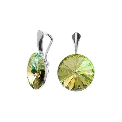 Nubis Stříbrný přívěšek Crystals from Swarovski Luminous Green NBP141 LG