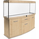 Diversa Solid LED akvarijní set vypouklý javor 375 l