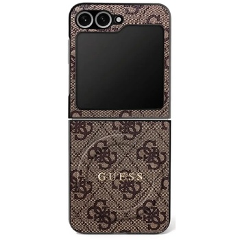 GUESS Калъф Guess 4G Classic MagSafe за Samsung Galaxy Z Flip 7 - кафяв