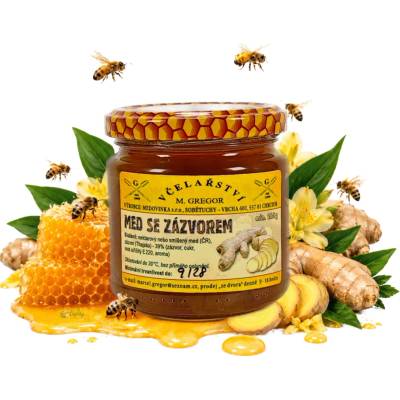 Medovinka Med se zázvorem kostky 260g