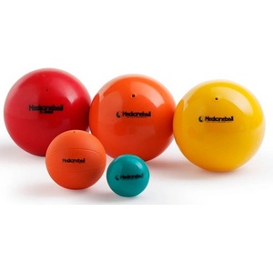 Pezzi Медицинска топка Compact 12 см, червена, 1 кг