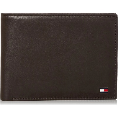Tommy Hilfiger Портмоне Tommy Hilfiger Eton Bifold Coin Pocket Leather Wallet - Brown