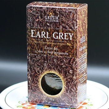 Grešík Čaje 4 světadílů zelený čaj Green Earl Grey 70 g