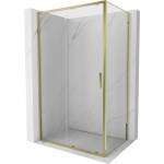 Mexen Exo-S плъзгаща се душ кабина 155 x 90 см, прозрачна, златна - 8151-155-090-50-00 (8151-155-090-50-00)