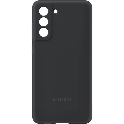 Samsung Оригинален гръб Samsung Silicone Cover за Galaxy S21 FE - Тъмно сив, EF-PG990TBE