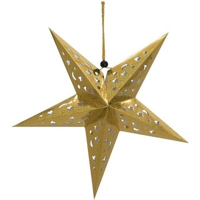 Europalms Star Lantern papírová hvězda 75cm zlatá