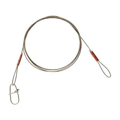 Cormoran Lanko 7x7 Wire Leader Loop and Corlock Snap Hook 60cm 13kg 2ks