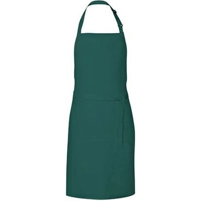 Link Kitchen Wear Unisex grilovací zástěra X987 Bottle Green Pantone 560 85x72cm