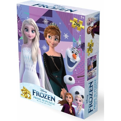 PRIME 3D puzzle Disney Ledové království – Elsa a Anna 200 ks