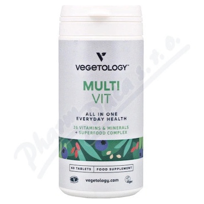 Vegetology MultiVit Multivitamíny s minerály pro vegany, 60 tablet