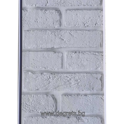 Pvc ламперия Тухла сив