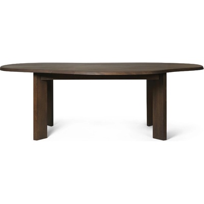 ferm LIVING Jedálenský stôl Tarn 220 tmavohnedý buk