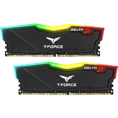 RAM Team Group T-FORCE DELTA RGB 16GB (8GBx2) DDR4-3200 Black (TF3D416G3200HC16CDC01)