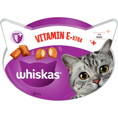 Whiskas 2 + 1 подарък! 3 x Whiskas лакомства - Vitamin E-Xtra (3 х 50 г)