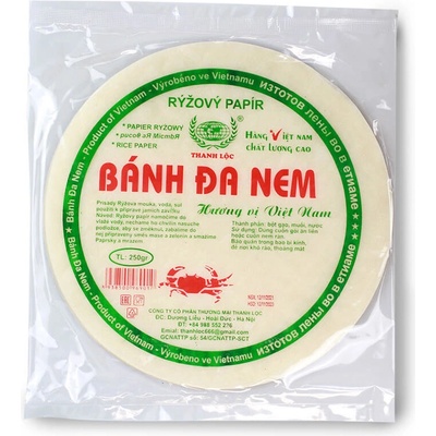 Totaco Ryžový papier na vypražané jarné závitky 80 x 250 g