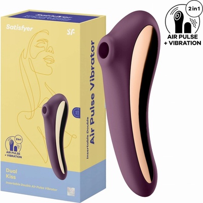 Satisfyer Dual Kiss stimulátor klitorisu a bodu G