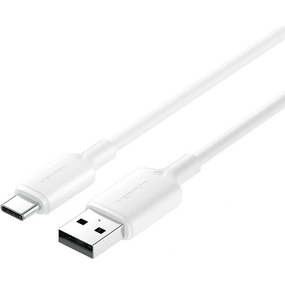 Vention CTQWF USB 2.0 A Male to C Male 3A, 1m, bílý