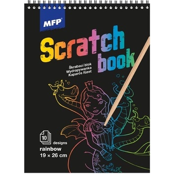 MFP 1032110 Škrabací obrázok blok 10l mix dúha