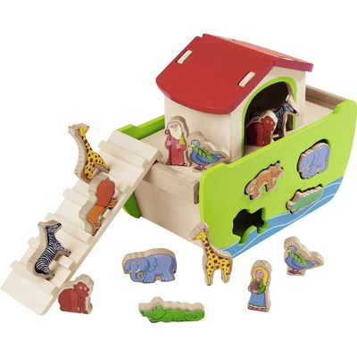 Eichhorn Noemova archa so zvieratkami Stacking Toy Ark rozoberateľná