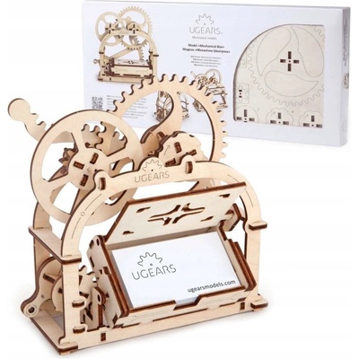 Ugears 3D puzzle Mechanická krabička 61 ks