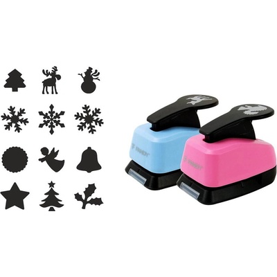 děrovačka dekorační 25 mm Set C Zima 12 motivů