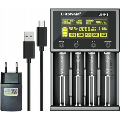 LiitoKala Lii-M4S Univerzální nabíječka + adaptér