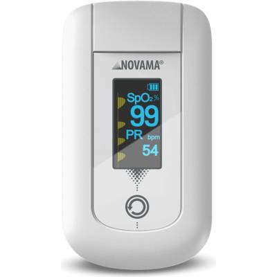 NOVAMA SANSO Pulzný oximeter s OLED displejom a detekciou pohybu, 4710953425138
