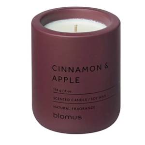 blomus Ароматна свещ FRAGA, размер S - аромат Cinnamon & Apple - цвят Port (BLOMUS-66455)