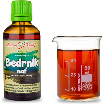 Bylinné kapky Bedrovník vňať bylinné kvapky tinktúra 50 ml