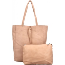 Elegantní sada: kabelka přes rameno a crossbody Marcelle růžová