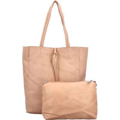 Elegantní sada: kabelka přes rameno a crossbody Marcelle růžová